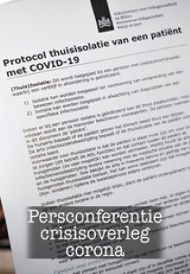 Persconferentie crisisoverleg corona